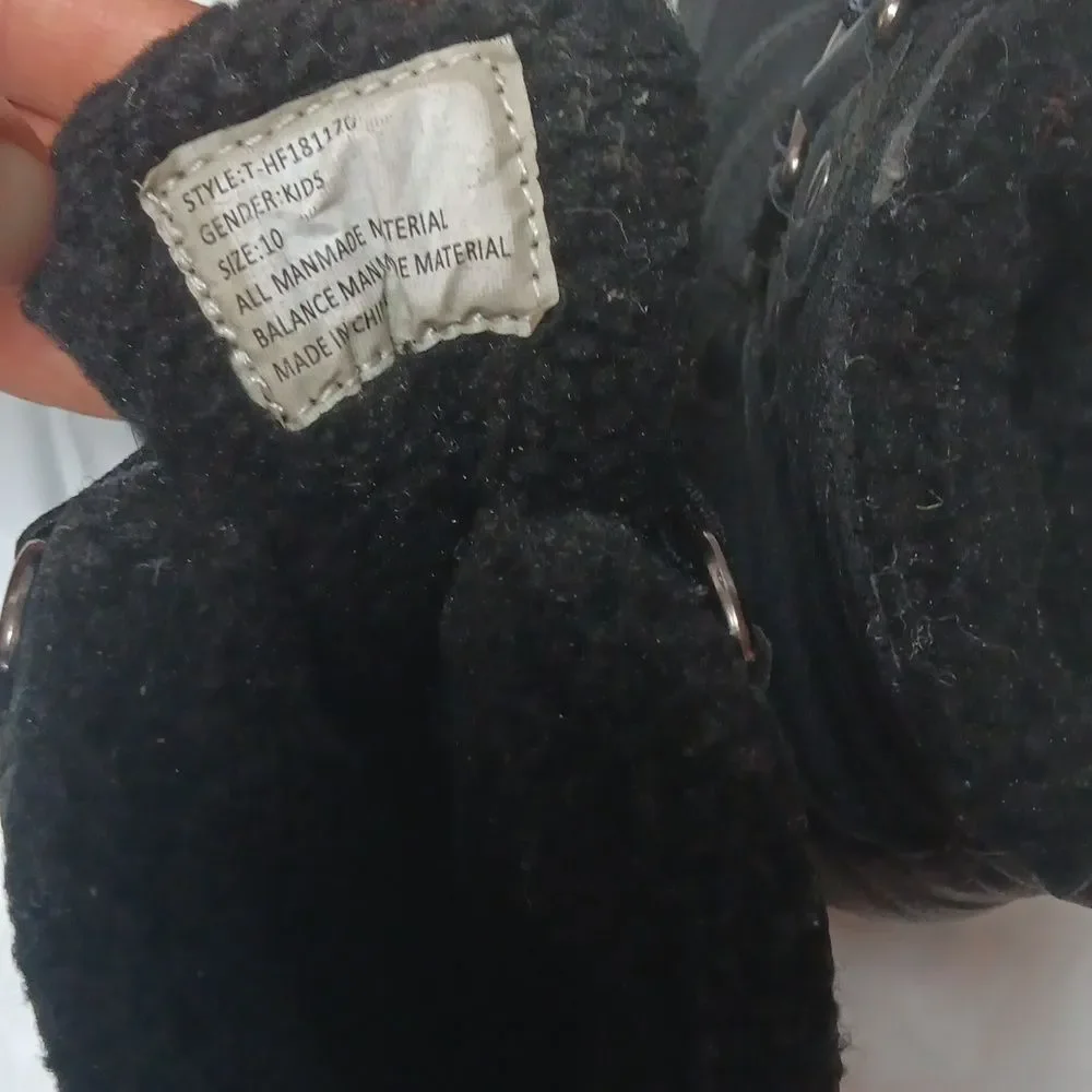 Tamarack Black Thinsulate Watee Resistant Impermeable Snow Boots Toddler Sz 10